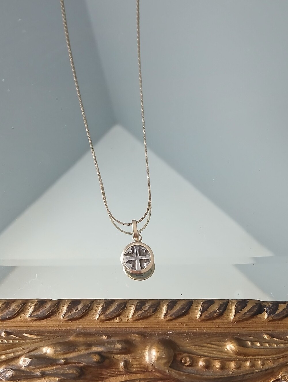 ✨ Stunning Vintage Spanish Colonial Cob Style Medallion Pendant Necklace ✨ - Picture 7 of 13